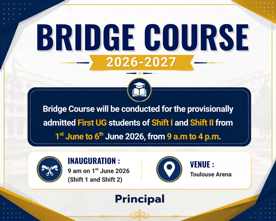 Admission Notifications
