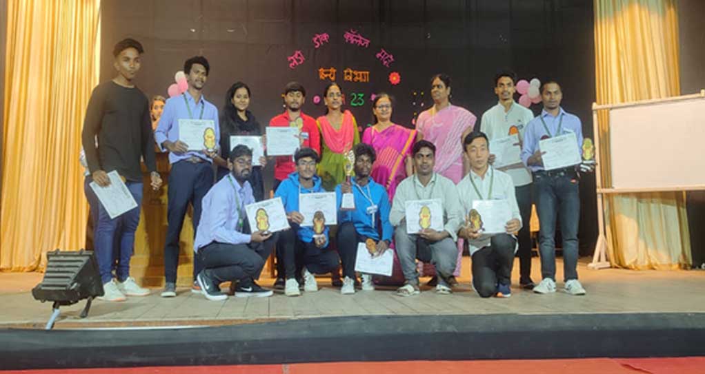 The Department of Hindi participated in Inter-Collegiate Meet PRAGATI-2023 - Overall Winners Trophy.