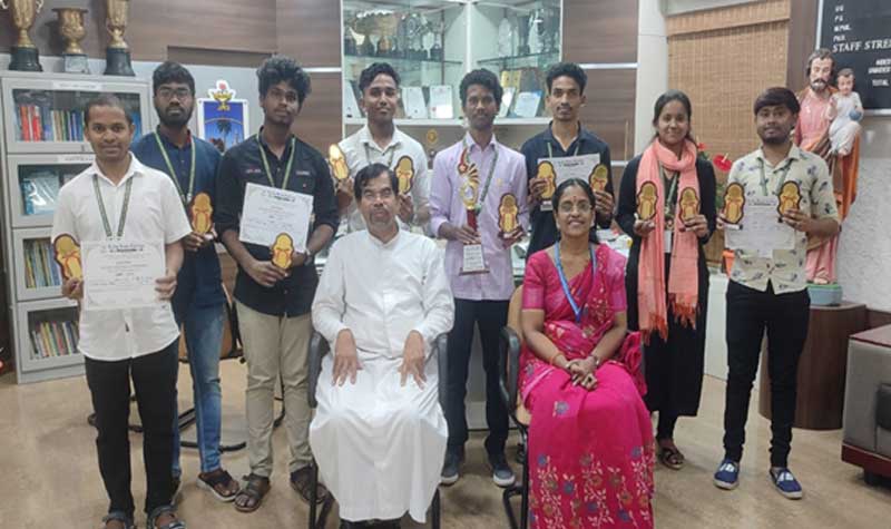 The Department of Hindi participated in Inter-Collegiate Meet PRAGATI-2023 - Overall Winners Trophy.