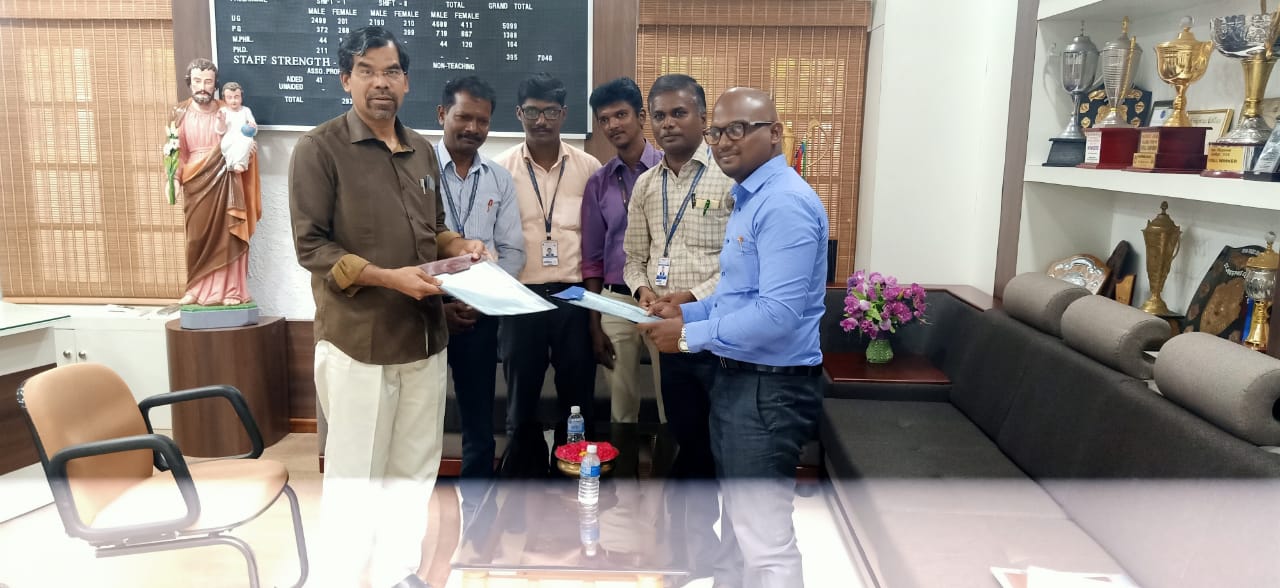 MoU between Department of BBA and Inymart Digi Solution, Trichy