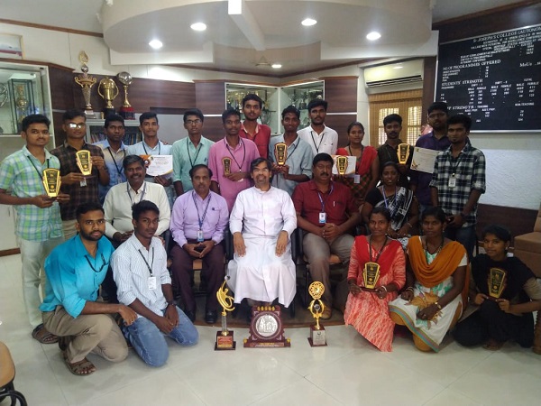 The students of the Department of Economics have won the Overall Trophies in the various competitions.